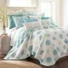 Cheap 👍 Del Ray Quilt Set - One Full/Queen Quilt and Two Standard Shams - Levtex Home 💯