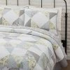 Promo 🔔 Reine Marie Quilt Set - Mary Jane's Home White/gray 🎉