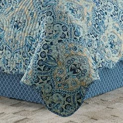 Cheap π Blue Damask Reversible Moonlit Shadows Quilt Set - Waverly® π§¨