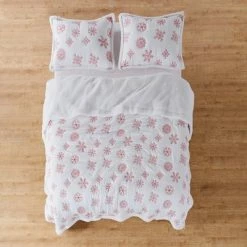 Wholesale ❤️ Red Snowflake Holiday Quilt Set - Levtex Home 🔥