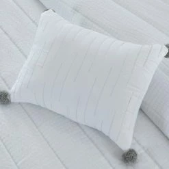 Brand new 🤩 Marie Claire 6 Piece Solid Washed Microfiber Seersucker Quilt Set, Brooke. 😀 -Bedding Sets & Collections Sales Shop unnamed file 18330