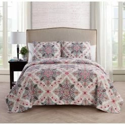Promo 👏 3pc Wyndham Pinsonic Reversible Quilt Set Beige - VCNY 👍 -Bedding Sets & Collections Sales Shop unnamed file 18352