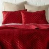 Best Pirce 🔥 Red Velvet Holiday Quilt Set - Levtex Home 😀