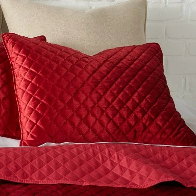 Best Pirce π₯ Red Velvet Holiday Quilt Set - Levtex Home π 2 Best Pirce π₯ Red Velvet Holiday Quilt Set - Levtex Home π - Image 2