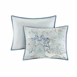 New 👏 Madison Park 8pc Lian Cotton Printed Reversible Comforter Set Blue 🔥 -Bedding Sets & Collections Sales Shop unnamed file 1866