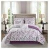 Cheapest 🌟 Madison Park Purple Rowan Complete Comforter 🔥