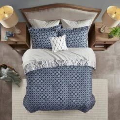 Discount π Madison Park Gordy Reversible Complete bedding set Navy π