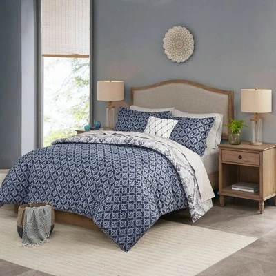 Discount π Madison Park Gordy Reversible Complete bedding set Navy π 3 Discount π Madison Park Gordy Reversible Complete bedding set Navy π - Image 3