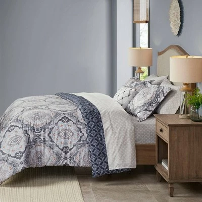 Discount π Madison Park Gordy Reversible Complete bedding set Navy π 4 Discount π Madison Park Gordy Reversible Complete bedding set Navy π - Image 4