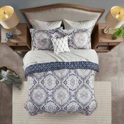 Discount π Madison Park Gordy Reversible Complete bedding set Navy π 18 Discount π Madison Park Gordy Reversible Complete bedding set Navy π - Image 18