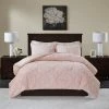 New 🤩 Madison Park Alivia Faux Fur Ultra Plush Comforter Mini Set Ivory 👍