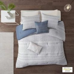 Best deal 👏 Urban Habitat Emerson Clip Jacquard Comforter Set White/gray 😍