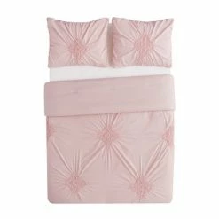 Deals 🔥 Christian Siriano Georgia Ruched Comforter Set Blush Pink ✔️ -Bedding Sets & Collections Sales Shop unnamed file 2187