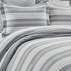 Best deal 🤩 Lush Decor Farmhouse Yarn Dyed Stripe Comforter Set - Lush Décor Gray ⌛ -Bedding Sets & Collections Sales Shop unnamed file 2210