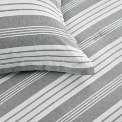 Best deal 🤩 Lush Decor Farmhouse Yarn Dyed Stripe Comforter Set - Lush Décor Gray ⌛ -Bedding Sets & Collections Sales Shop unnamed file 2211