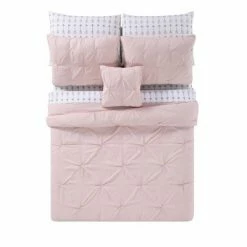 Flash Sale 💯 Truly Soft Everyday Arrow Pleated Bed Set Blush 🎉 -Bedding Sets & Collections Sales Shop unnamed file 2237