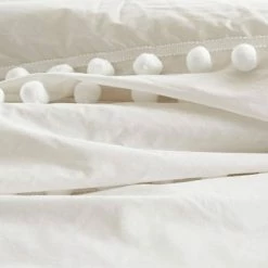 Brand new ⭐ Madison Park Elly Pom Pom Cotton Comforter Set Ivory ✨ -Bedding Sets & Collections Sales Shop unnamed file 2347