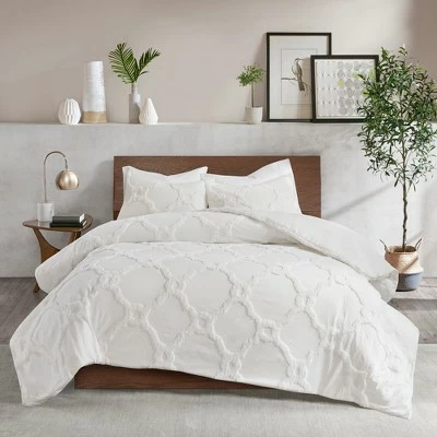 Discount π Madison Park Leena Cotton Chenille Geometric Comforter Set Taupe π 2 Discount π Madison Park Leena Cotton Chenille Geometric Comforter Set Taupe π - Image 2