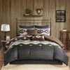Flash Sale ⭐ Woolrich Bitter Creek Oversized Comforter Set Gray/brown 🔔