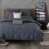 Cheapest 🛒 Ink+Ivy Masie Elastic Embroidered Comforter Set Gray 💯