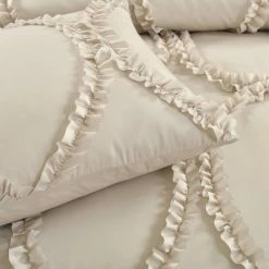 Outlet 🔥 Lush Decor Avon Comforter Set - Lush Décor Ivory 🌟 -Bedding Sets & Collections Sales Shop unnamed file 2588