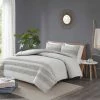 Best deal 🔔 Madison Park Roselle Cotton Seersucker Comforter Set Gray 🛒