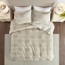 Best Pirce 🎉 Madison Park Raven Cotton Clipped Bedding Collection ✔️