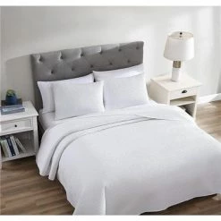 Best deal 🤩 The Nesting Company Aspen 3 Piece Bedding Collection Embossed Quilt Coverlet Bedspread with 2 Pillow Shams Ultra Luxuriously Soft Lightweight and Comfortable Microfiber 🌟 -Bedding Sets & Collections Sales Shop unnamed file 2668