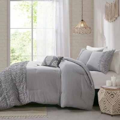 Best deal ❤️ Madison Park Sophia Cotton Comforter Set White ✔️ 2 Best deal ❤️ Madison Park Sophia Cotton Comforter Set White ✔️ - Image 2
