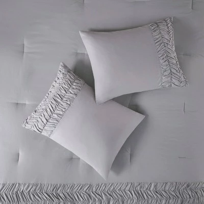 Best deal ❤️ Madison Park Sophia Cotton Comforter Set White ✔️ 4 Best deal ❤️ Madison Park Sophia Cotton Comforter Set White ✔️ - Image 4