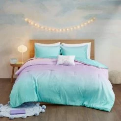 Budget ⌛ Mi Zone Dazzle Metallic Glitter Printed Reversible Comforter Set Pink ⌛ -Bedding Sets & Collections Sales Shop unnamed file 2692