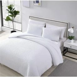Buy 🎉 The Nesting Company Palm Collection Embossed 3 Piece Hotel Quality Luxuriously Soft & Lightweight Quilted Bedding Set with 2 Pillow Shams ✔️ -Bedding Sets & Collections Sales Shop unnamed file 2798
