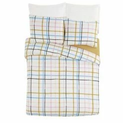 Cheapest 🔥 Ampersand Plaid Comforter & Sham Set - Makers Collective 🔔