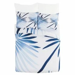 Outlet 😀 Fan Palm Comforter & Sham Set Blue - Cat Coq for Makers Collective 💯