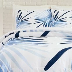 Outlet 😀 Fan Palm Comforter & Sham Set Blue - Cat Coq for Makers Collective 💯 -Bedding Sets & Collections Sales Shop unnamed file 2822