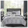 Best Pirce 🔥 Madison Park Octavia Jacquard Comforter Set - 12pc Blue ⌛