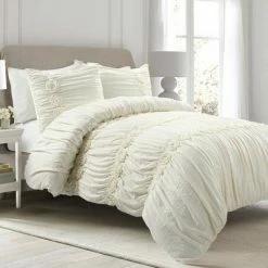 Top 10 🎁 Lush Decor Lush Décor Darla Comforter & Sham Set White 🌟