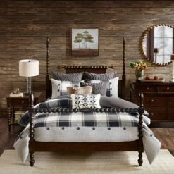 Deals 👏 Madison Park Urban Cabin Cotton Jacquard Comforter Set Brown 👍