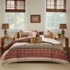 New ⌛ Madison Park Duncan Printed Comforter Set 7pc Spice 😍