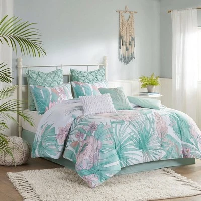 Best Sale π Madison Park Mystic Cotton Printed Comforter Set Aqua β€οΈ 1 Best Sale π Madison Park Mystic Cotton Printed Comforter Set Aqua β€οΈ