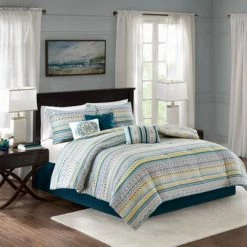 Top 10 π€© Madison Park Corynn 7pc Reversible Cotton Sateen Comforter Bedding Set π₯