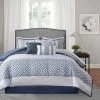 Deals 👏 Madison Park William Jacquard Comforter Set Navy 💯