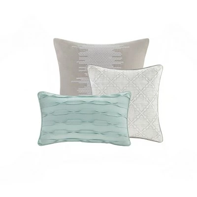 Best reviews of π Madison Park Sidnee Cotton Sateen Comforter Set 9pc Aqua π 2 Best reviews of π Madison Park Sidnee Cotton Sateen Comforter Set 9pc Aqua π - Image 2