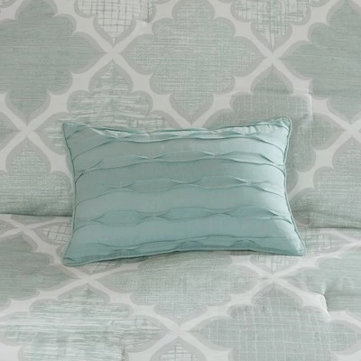 Best reviews of π Madison Park Sidnee Cotton Sateen Comforter Set 9pc Aqua π 6 Best reviews of π Madison Park Sidnee Cotton Sateen Comforter Set 9pc Aqua π - Image 6