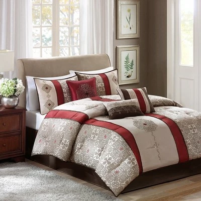 New β€οΈ Madison Park Perry Comforter Set 7pc Navy π 1 New β€οΈ Madison Park Perry Comforter Set 7pc Navy π