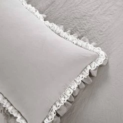 Top 10 🧨 Lush Decor Ella Lace Ruffle Comforter Set - Lush Décor Light Gray 💯 -Bedding Sets & Collections Sales Shop unnamed file 3145