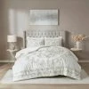 Top 10 🎁 Madison Park Valeria 3 Piece Tufted Cotton Chenille Comforter Set Ivory/taupe 🧨