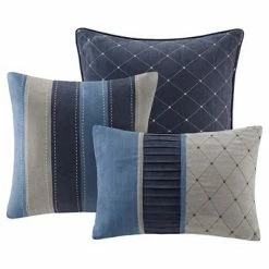 Promo 🔥 Madison Park Comforter Set 7pc Colorblock - Rodgers® Navy ✨ -Bedding Sets & Collections Sales Shop unnamed file 3242