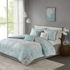 Coupon 🔔 Madison Park Leslie Reversible Cotton Sateen Comforter Set 7pc 👍 -Bedding Sets & Collections Sales Shop unnamed file 3292
