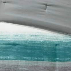Best Sale 🧨 Madison Park Seth Striped Complete Multiple Piece Comforter Set Aqua 😀 -Bedding Sets & Collections Sales Shop unnamed file 3306